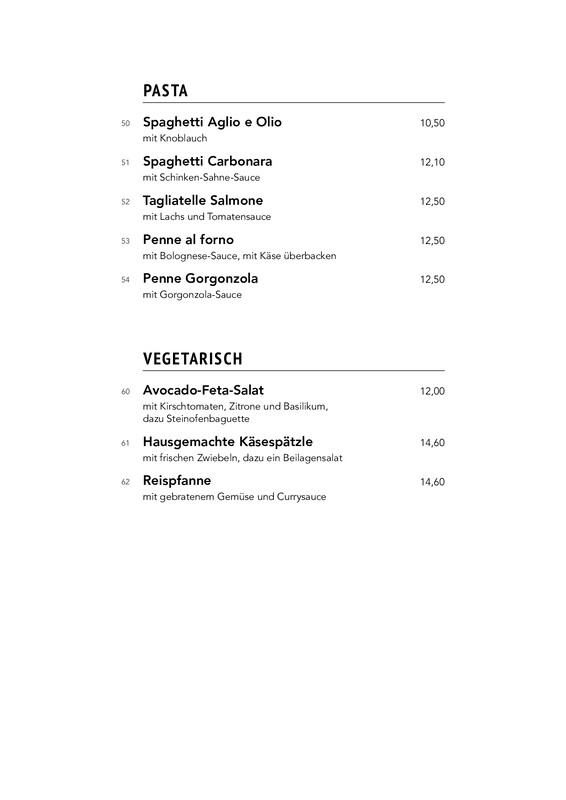 Speisekarte Seite 4