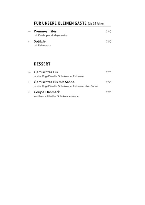 Speisekarte Seite 5