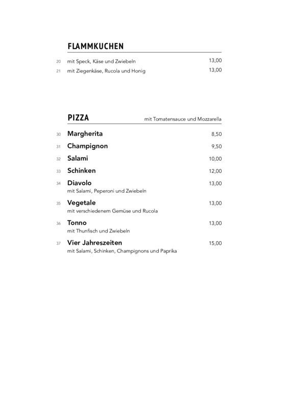 Speisekarte Seite 3